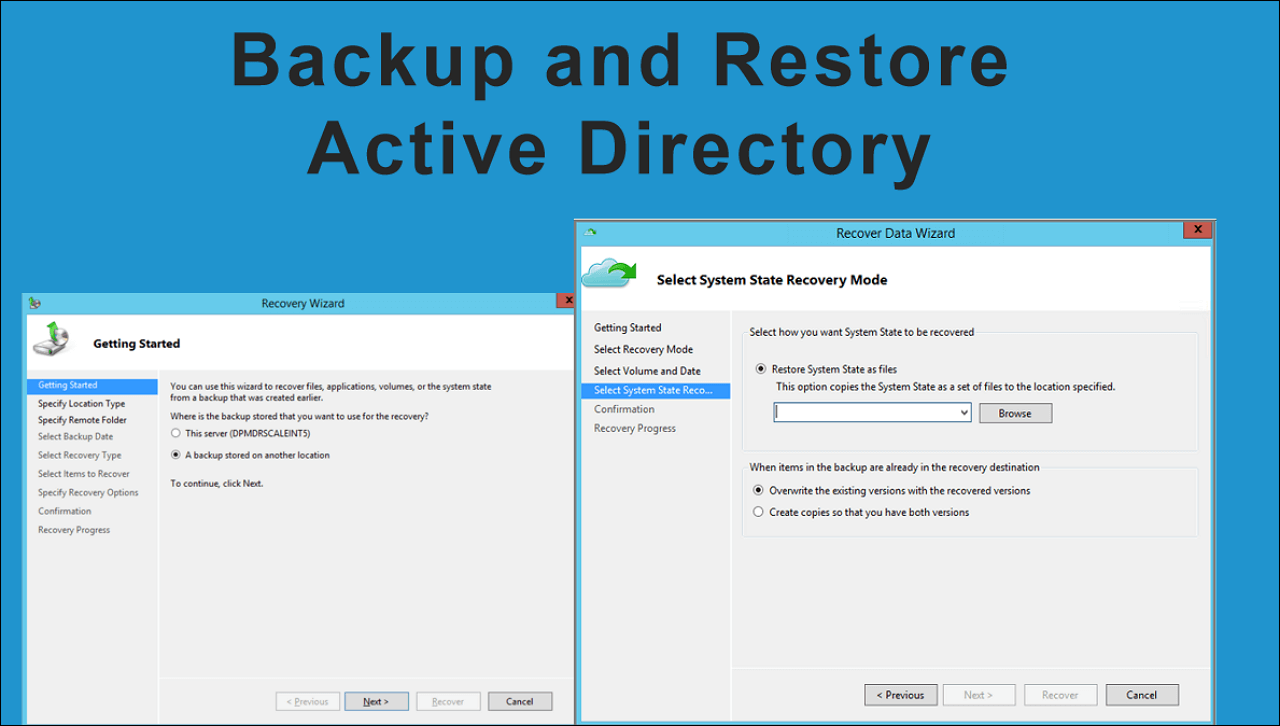 How to Backup and Restore Active Directory 2022 [A Step-by-step Guide]