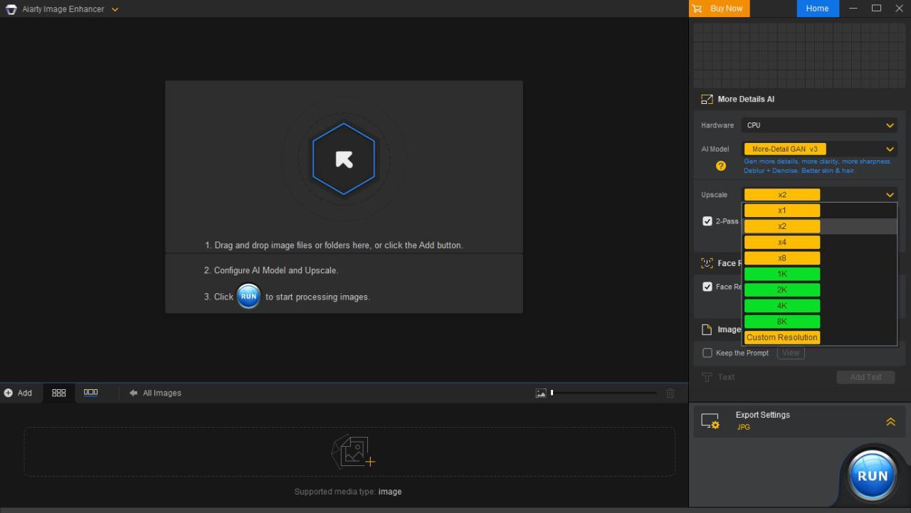 Aiarty Image Enhancer - Upscale Images to High Resolution with AI